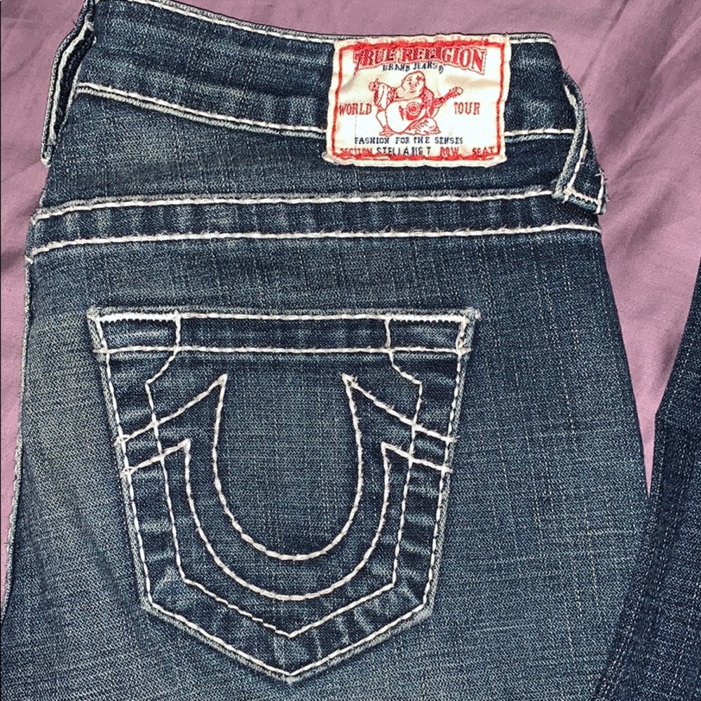 True Religion Stella Big T Jeans Size 26